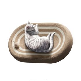 Durable and Wear-resistant Pet Furniture Cute Cat Bed (Color: As pic show(Oval), Type: Pet Supplies)
